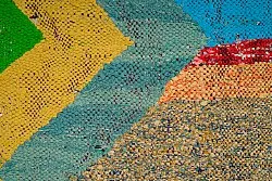 Marokkaanse Berber tapijt Boucherouite 125 x 230 cm