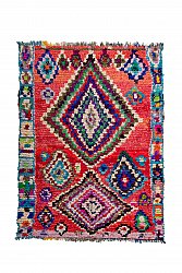 Marokkaanse Berber tapijt Boucherouite 225 x 165 cm