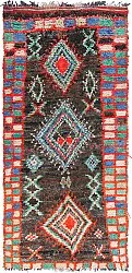Marokkaanse Berber tapijt Boucherouite 270 x 120 cm