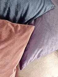 Kussensloop - Fluwelen kussens Marlyn (licht beige)