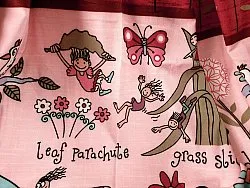 Gordijn - Pink Friends (roze)