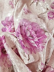 Gordijn - Blom (paars)