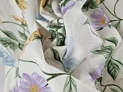 Gordijnen - Katoenen gordijn Dahlia (blauw)
