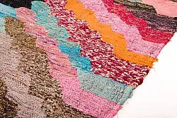 Marokkaanse Berber tapijt Boucherouite 125 x 250 cm