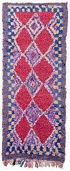 Marokkaanse Berber tapijt Boucherouite 275 x 115 cm