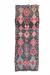 Marokkaanse Berber tapijt Boucherouite 310 x 115 cm