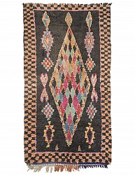 Marokkaanse Berber tapijt Boucherouite 250 x 135 cm