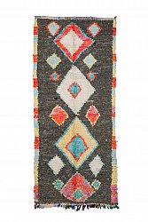 Marokkaanse Berber tapijt Boucherouite 270 x 120 cm