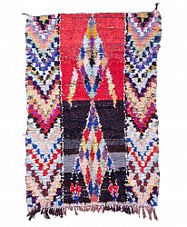 Marokkaanse Berber tapijt Boucherouite 215 x 130 cm