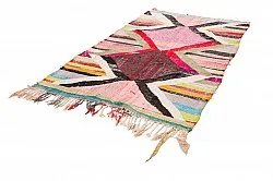 Marokkaanse Berber tapijt Boucherouite 135 x 245 cm