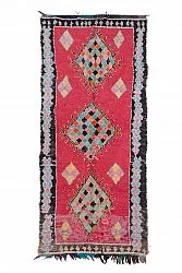 Marokkaanse Berber tapijt Boucherouite 325 x 145 cm