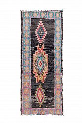 Marokkaanse Berber tapijt Boucherouite 270 x 105 cm