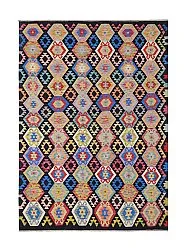 Oosters Tapijt - Vegi Kelim Hand Woven - 204 x 294 cm