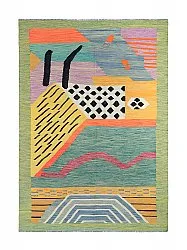 Oosters Tapijt - Kelim Hand Woven - 199 x 302 cm