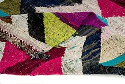 Marokkaanse Berber tapijt Boucherouite 135 x 230 cm