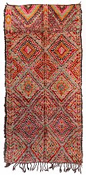 Kelim Marokkaanse Berber tapijt Azilal 390 x 185 cm