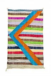 Marokkaanse Berber tapijt Boucherouite 125 x 215 cm