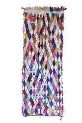 Marokkaanse Berber tapijt Boucherouite 280 x 105 cm