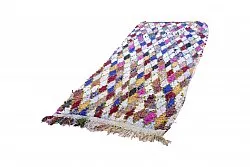 Marokkaanse Berber tapijt Boucherouite 280 x 105 cm