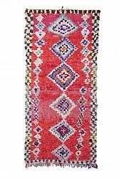 Marokkaanse Berber tapijt Boucherouite 220 x 125 cm