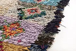 Marokkaanse Berber tapijt Boucherouite 260 x 135 cm