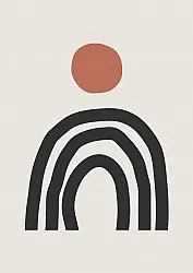Wilton - Rochelle (beige/zwart/oranje)