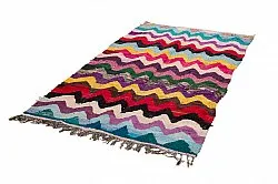 Marokkaanse Berber tapijt Boucherouite 125 x 235 cm
