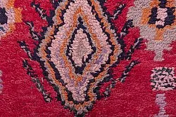 Marokkaanse Berber tapijt Boucherouite 240 x 90 cm