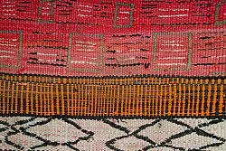 Marokkaanse Berber tapijt Boucherouite 150 x 365 cm