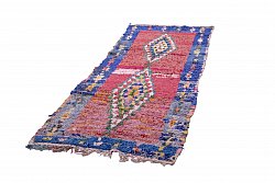 Marokkaanse Berber tapijt Boucherouite 260 x 105 cm