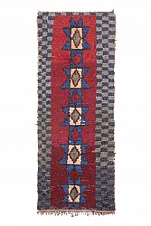 Marokkaanse Berber tapijt Boucherouite 230 x 85 cm