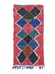 Marokkaanse Berber tapijt Boucherouite 250 x 120 cm