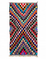 Marokkaanse Berber tapijt Boucherouite 225 x 120 cm