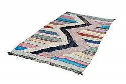Marokkaanse Berber tapijt Boucherouite 130 x 230 cm