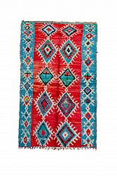 Marokkaanse Berber tapijt Boucherouite 200 x 125 cm