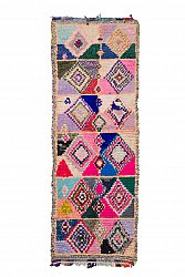 Marokkaanse Berber tapijt Boucherouite 265 x 95 cm
