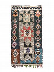 Marokkaanse Berber tapijt Boucherouite 210 x 100 cm