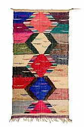 Marokkaanse Berber tapijt Boucherouite 125 x 240 cm