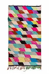 Marokkaanse Berber tapijt Boucherouite 155 x 280 cm
