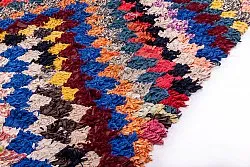 Marokkaanse Berber tapijt Boucherouite 180 x 110 cm