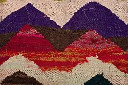 Marokkaanse Berber tapijt Boucherouite 140 x 295 cm