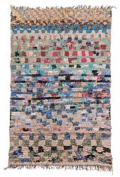 Marokkaanse Berber tapijt Boucherouite 205 x 130 cm