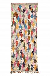 Marokkaanse Berber tapijt Boucherouite 280 x 105 cm
