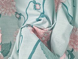 Katoenen tafelkleed - Alyssa (groen/roze)