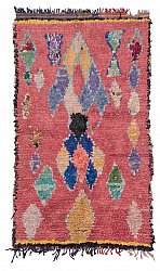 Marokkaanse Berber tapijt Boucherouite 325 x 130 cm