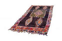Marokkaanse Berber tapijt Boucherouite 280 x 130 cm