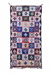 Marokkaanse Berber tapijt Boucherouite 395 x 140 cm