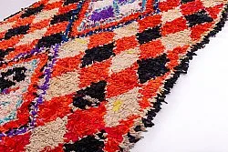 Marokkaanse Berber tapijt Boucherouite 255 x 105 cm