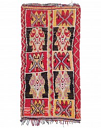 Marokkaanse Berber tapijt Boucherouite 220 x 115 cm