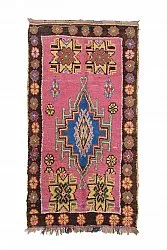 Marokkaanse Berber tapijt Boucherouite 270 x 140 cm